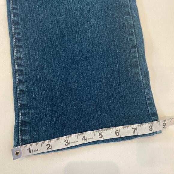 Diesel Green Blue Denim Bootcut Jeans EUC Sz 28 Italian Vintage Y2K - Picture 14 of 15